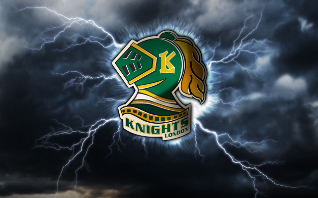 Green gold knights logo dark free wallpaper - medium preview image