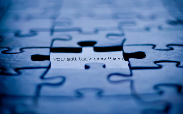 Puzzle piece missing you still free wallpaper - medium preview image