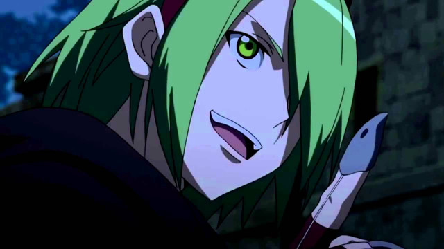 Green hair cell phone building free wallpaper - medium preview image