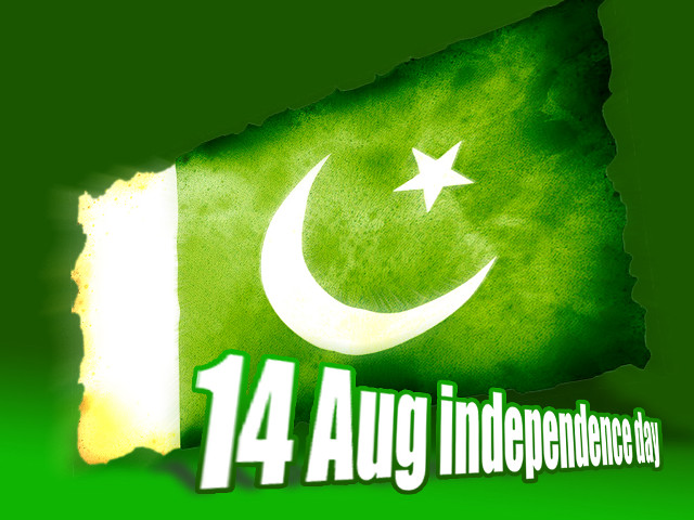 Green white flag crescent star free wallpaper - medium preview image