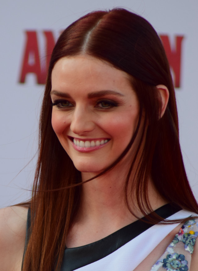 Woman long hair smiling black free wallpaper - medium preview image