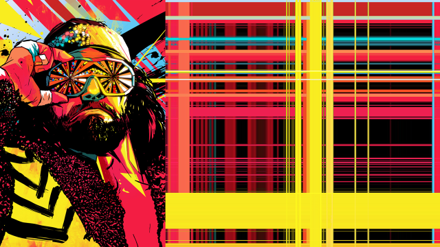 Man beard helmet colorful background free wallpaper - medium preview image
