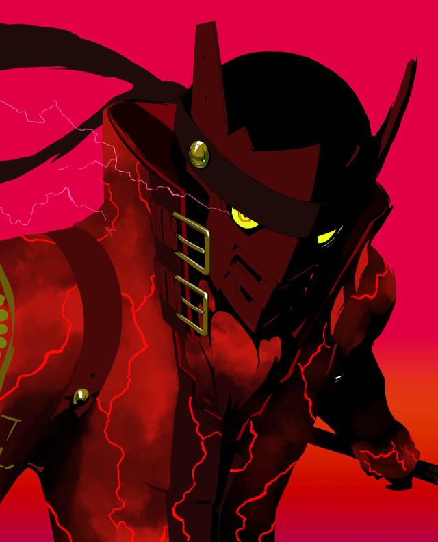 Cartoon character sword helmet action free wallpaper - medium preview image