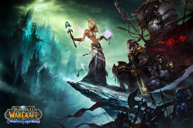 Group people dark forest sword free wallpaper - medium preview image