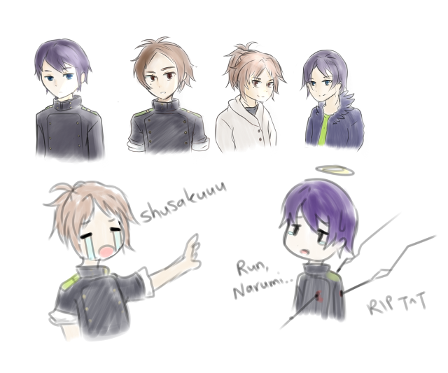 Anime characters expressions diverse faces #5 free wallpaper - medium preview image