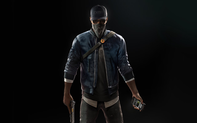 Man leather jacket gun camera free wallpaper - medium preview image