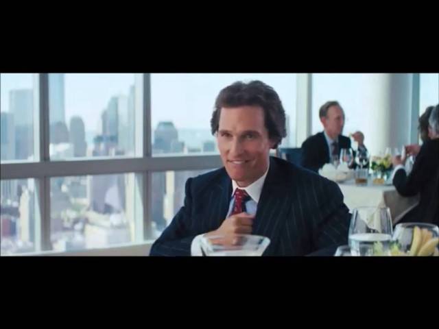 Man suit tie sitting table free wallpaper - medium preview image