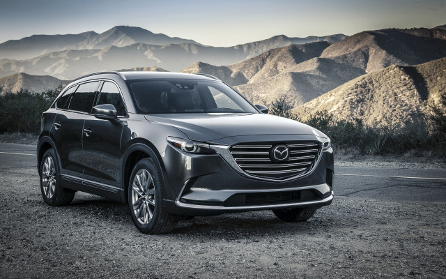 Silver suv mountain range cloudy free wallpaper - medium preview image