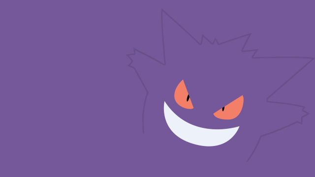 Purple smiling pokemon vector shock free wallpaper - medium preview image