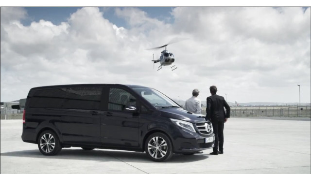 Black van man suit helicopter free wallpaper - medium preview image