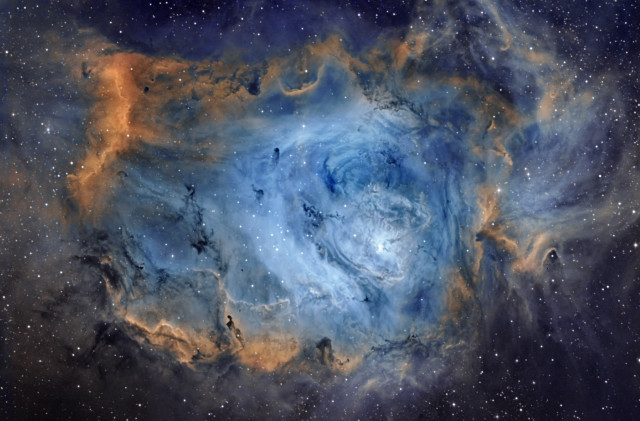 Large star space dust filled free wallpaper - medium preview image