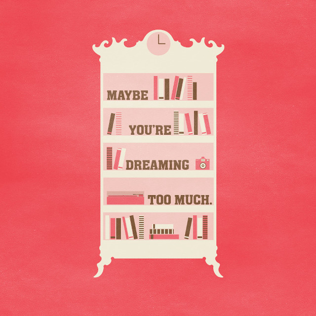 Book shelf clock dreamy magical free wallpaper - medium preview image