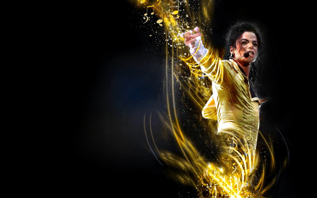 Yellow suit black background gold free wallpaper - medium preview image