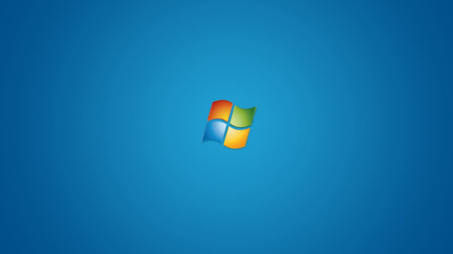 Blue background windows logo side #2 free wallpaper - medium preview image