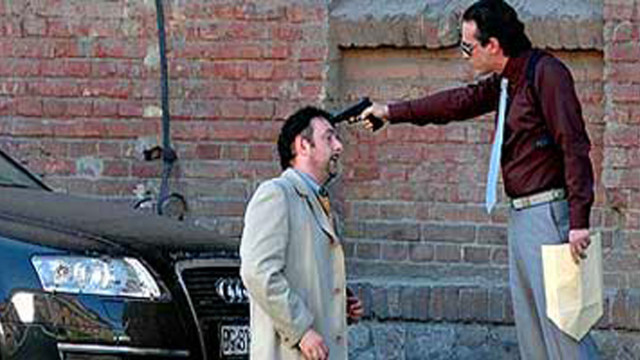 Man haircut another man car free wallpaper - medium preview image