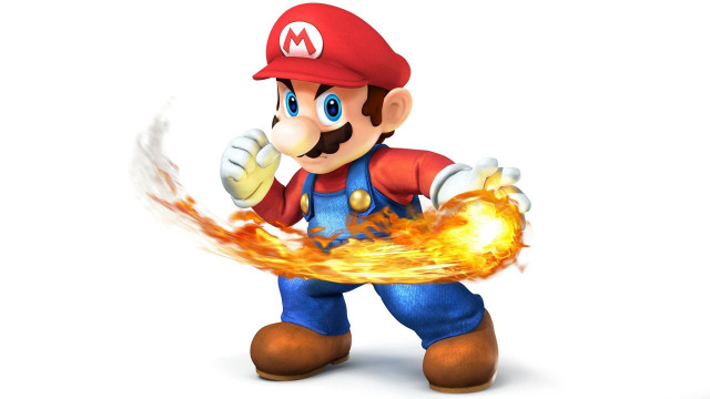 Nintendo character fireball hat holding free wallpaper - medium preview image