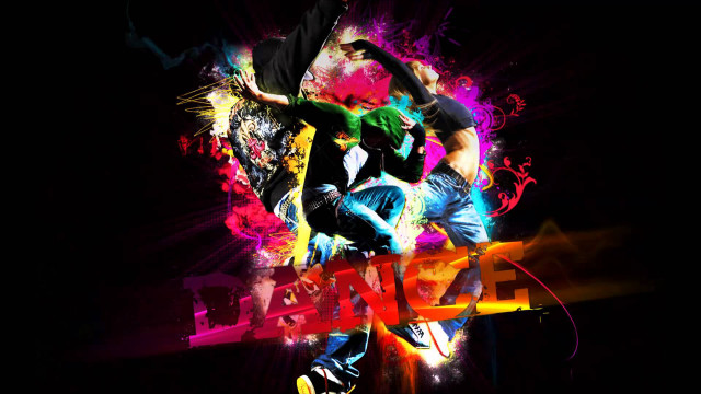 Skateboard trick colorful paint splatters free wallpaper - medium preview image