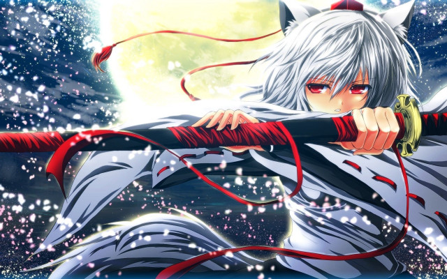 Anime character sword water full free wallpaper - medium preview image