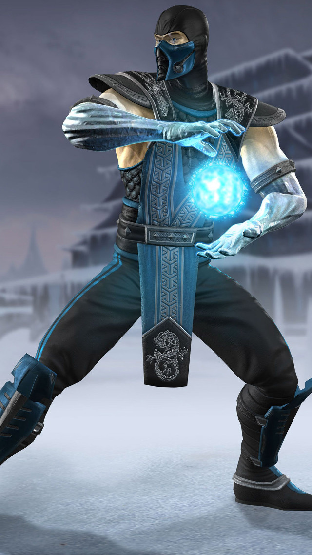 Man blue outfit sword glowing free wallpaper - medium preview image