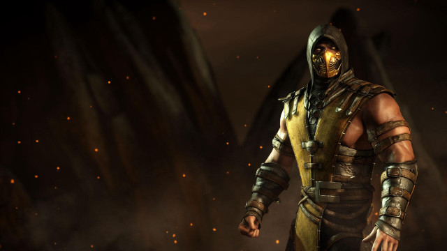 Man yellow black outfit mask #2 free wallpaper - medium preview image