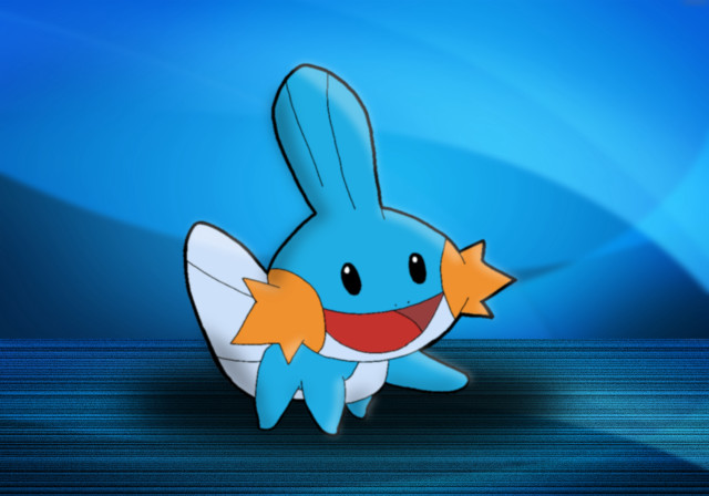 Cartoon character smile fish back free wallpaper - medium preview image