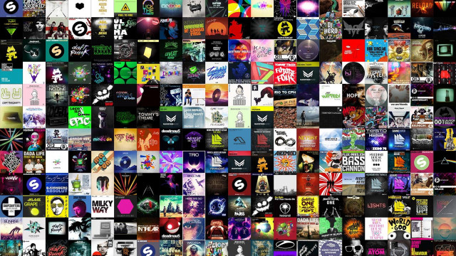 Collage people logos various images free wallpaper - medium preview image