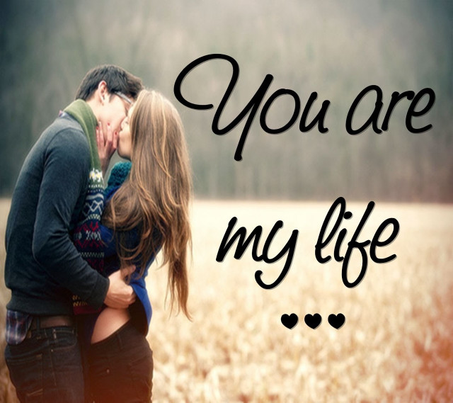 Couple kissing field message love free wallpaper - medium preview image