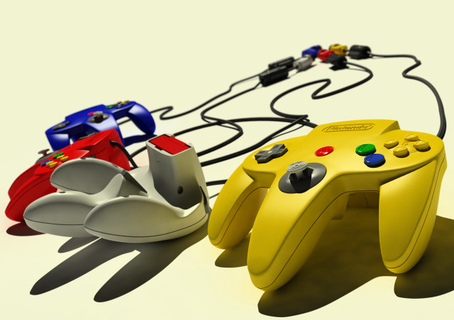 Yellow controller two other game free wallpaper - medium preview image