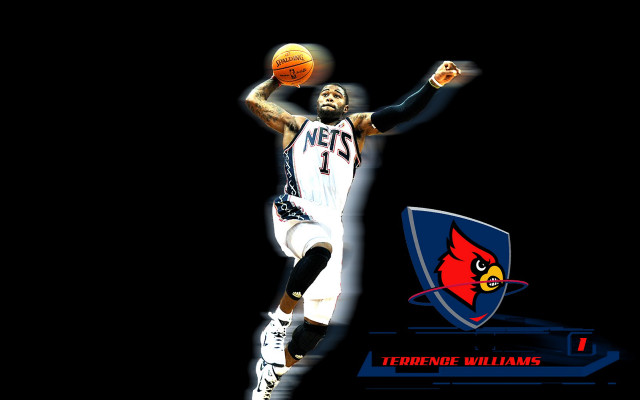 Basketball player jumping dunking ball free wallpaper - medium preview image