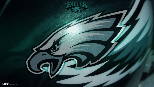Helmet eagle logo green background free wallpaper - medium preview image