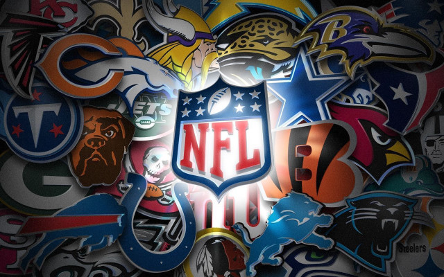 Nfl logos wall football center free wallpaper - medium preview image