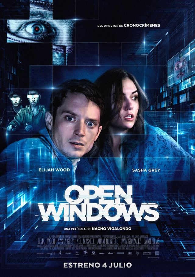 Open windows movie poster cyberpunk free wallpaper - medium preview image