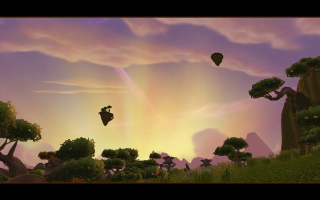 Sky flying person trees foreground free wallpaper - medium preview image