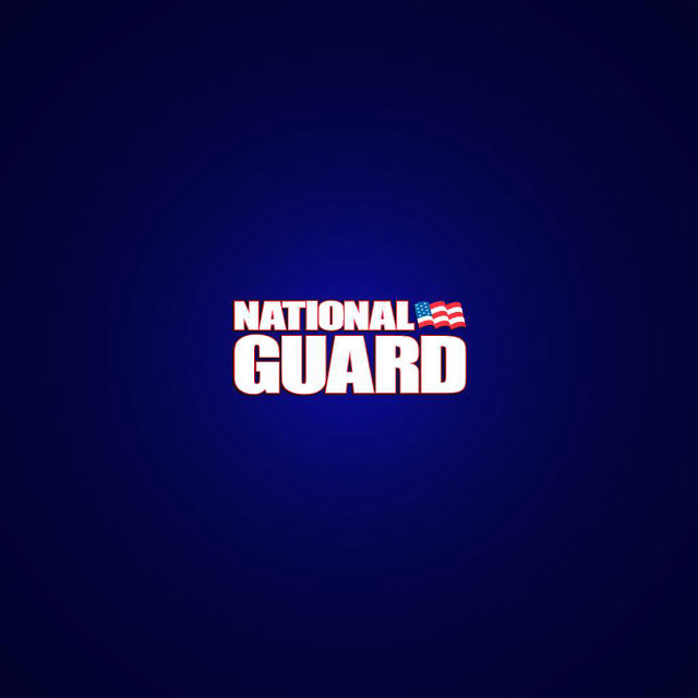 Blue background national guard red free wallpaper - medium preview image