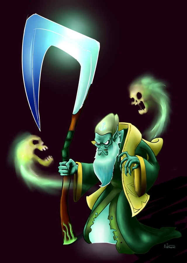 Wizard scab sword skull background free wallpaper - medium preview image