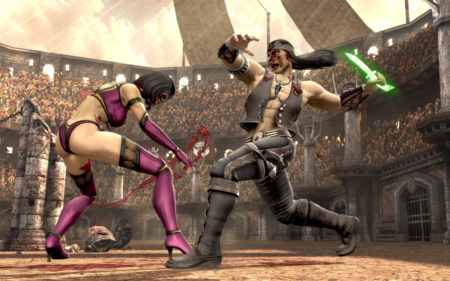 Women costumes fighting video game free wallpaper - medium preview image