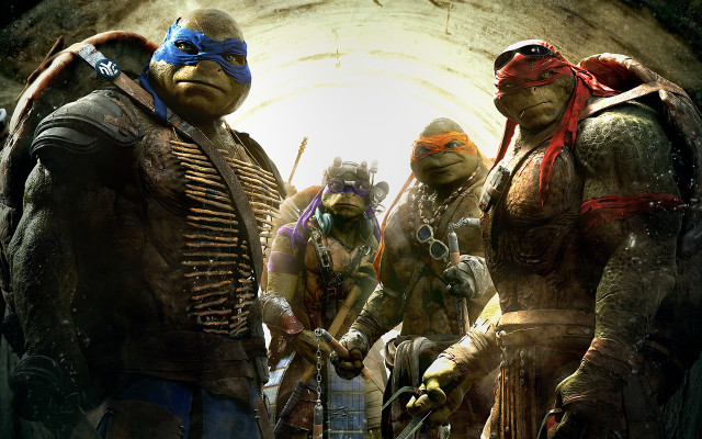 Teenage mutant turtles tunnel blue free wallpaper - medium preview image