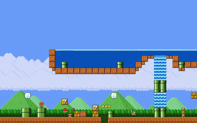 Video game levels blue sky free wallpaper - medium preview image