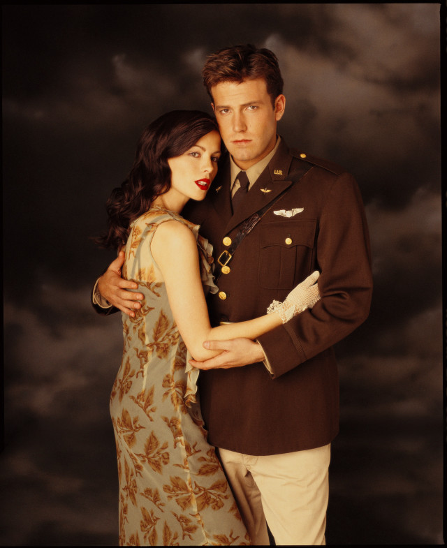 Military couple brown eyes sepia free wallpaper - medium preview image
