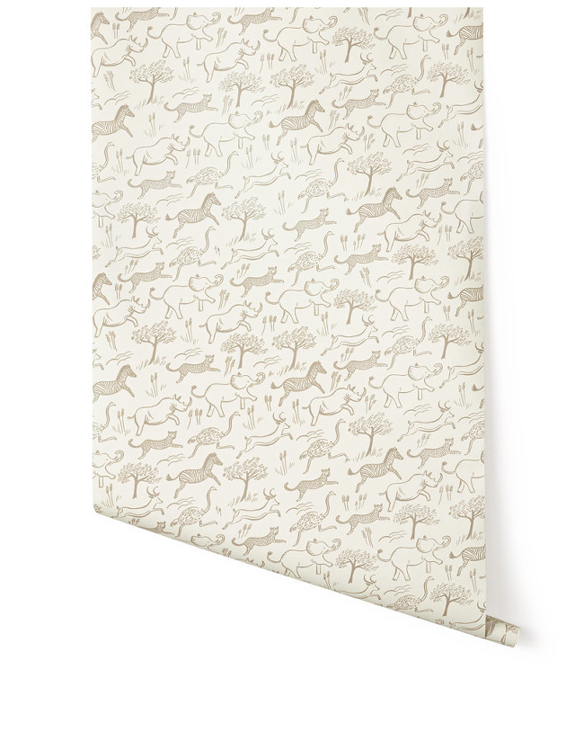 Animal pattern wall hanging white free wallpaper - medium preview image