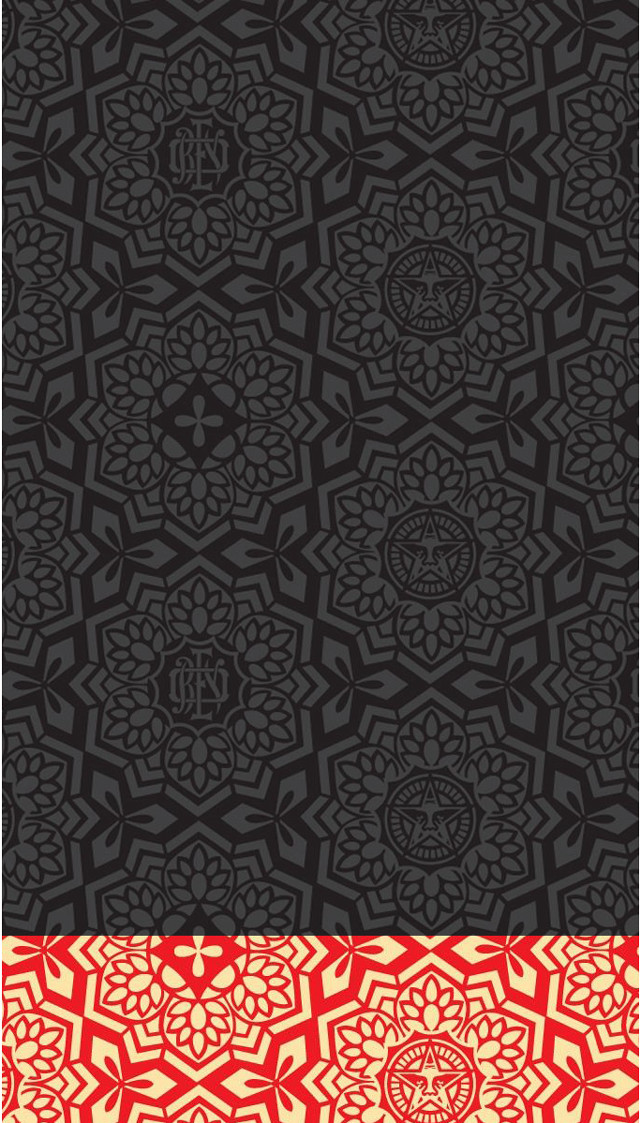 Red black background pattern design #2 free wallpaper - medium preview image