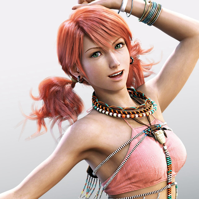 Woman red hair necklace arm free wallpaper - medium preview image