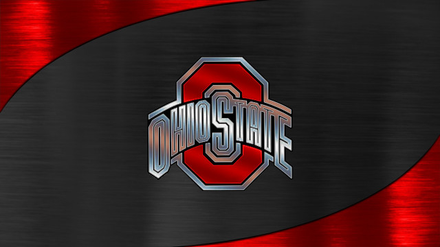 Ohio state red black silver free wallpaper - medium preview image