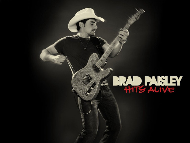 Man guitar black background brad free wallpaper - medium preview image