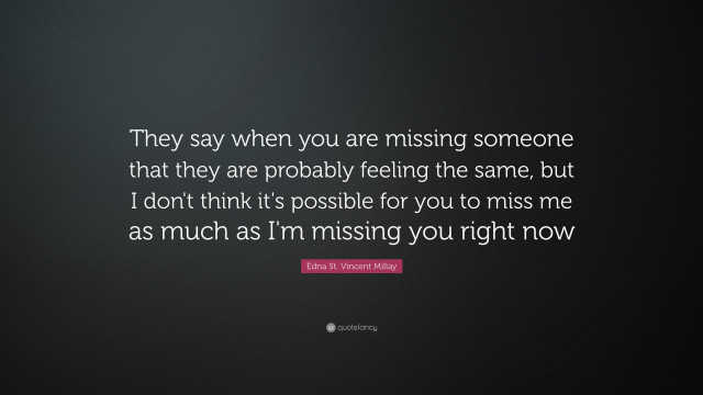 Missing someone feeling same quote free wallpaper - medium preview image
