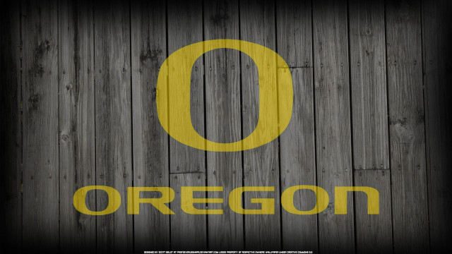 Wooden wall oregon state logo free wallpaper - medium preview image