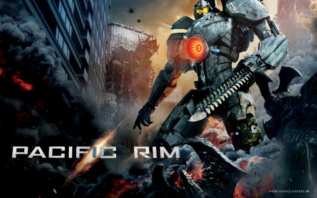 Sci fi robot gun city free wallpaper - medium preview image