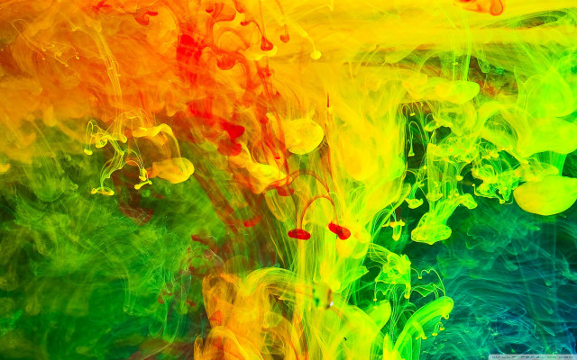 Colorful paint background black border free wallpaper - medium preview image