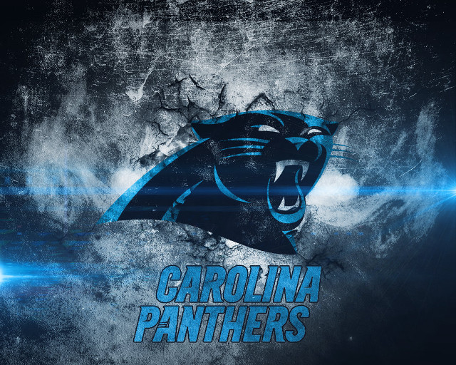 Carolina panther blue black background free wallpaper - medium preview image