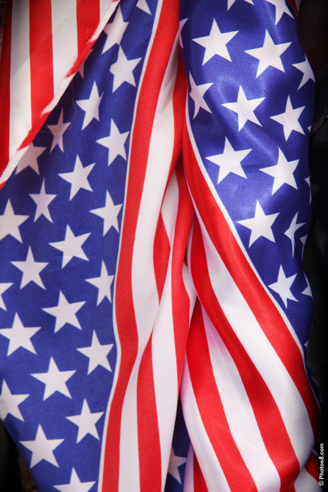 Tie stars flag closeup image free wallpaper - medium preview image